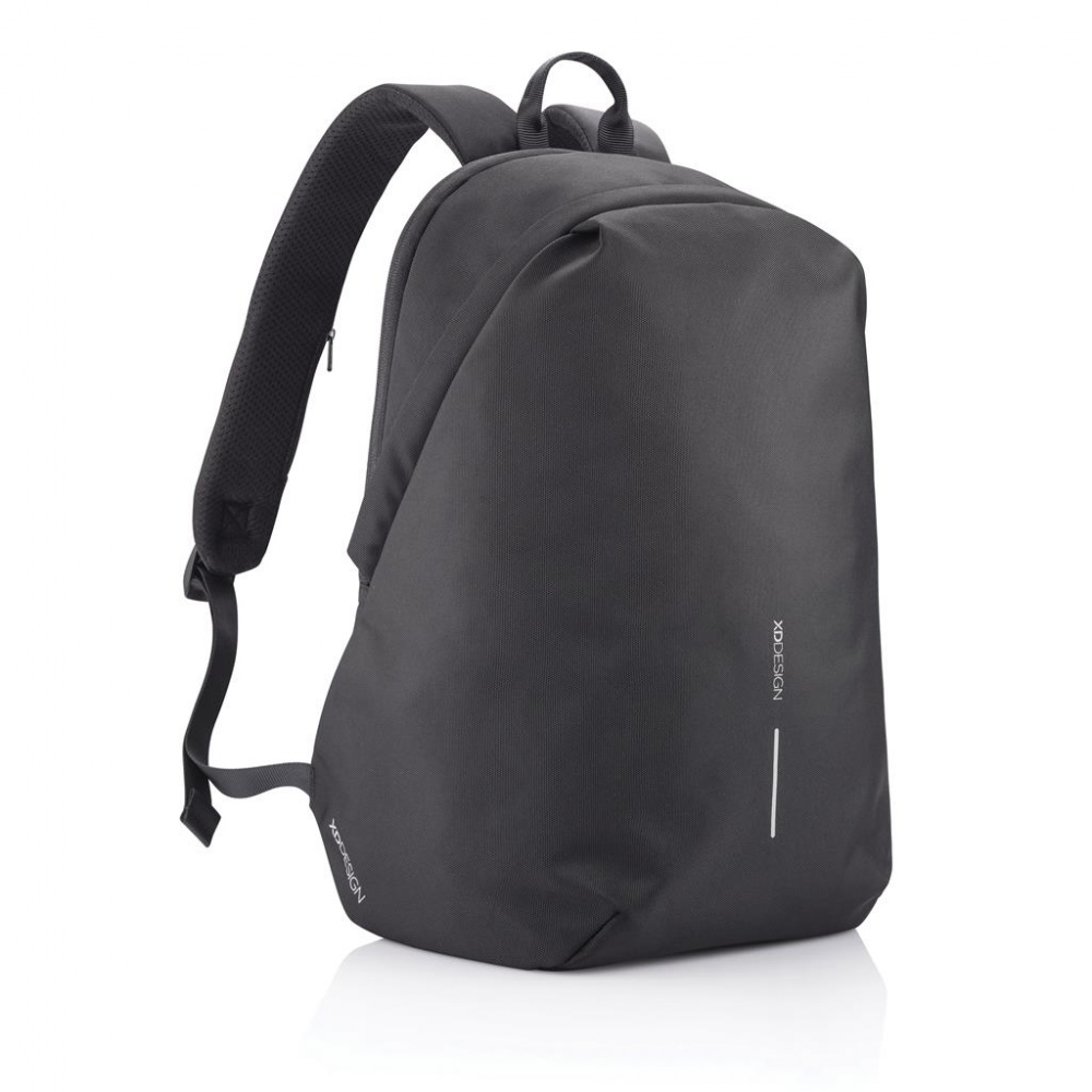 Логотрейд бизнес-подарки картинка: Антикражный рюкзак Bobby Soft, чёрный