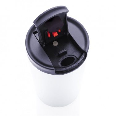 Лого трейд pекламные продукты фото: Meene: Double wall vacuum leakproof lock mug 450ml, white