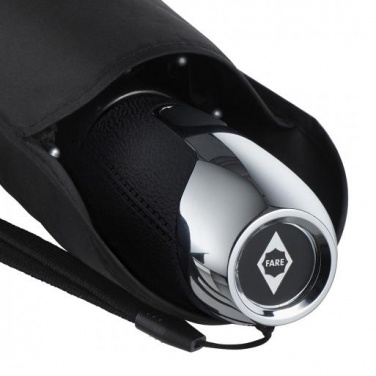 Логотрейд бизнес-подарки картинка: Автоматический зонт AOC FARE®-Steel, чёрный
