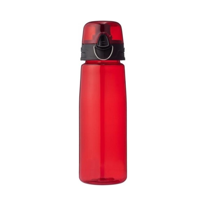 Логотрейд pекламные продукты картинка: Спортивная бутылка Capri, красный