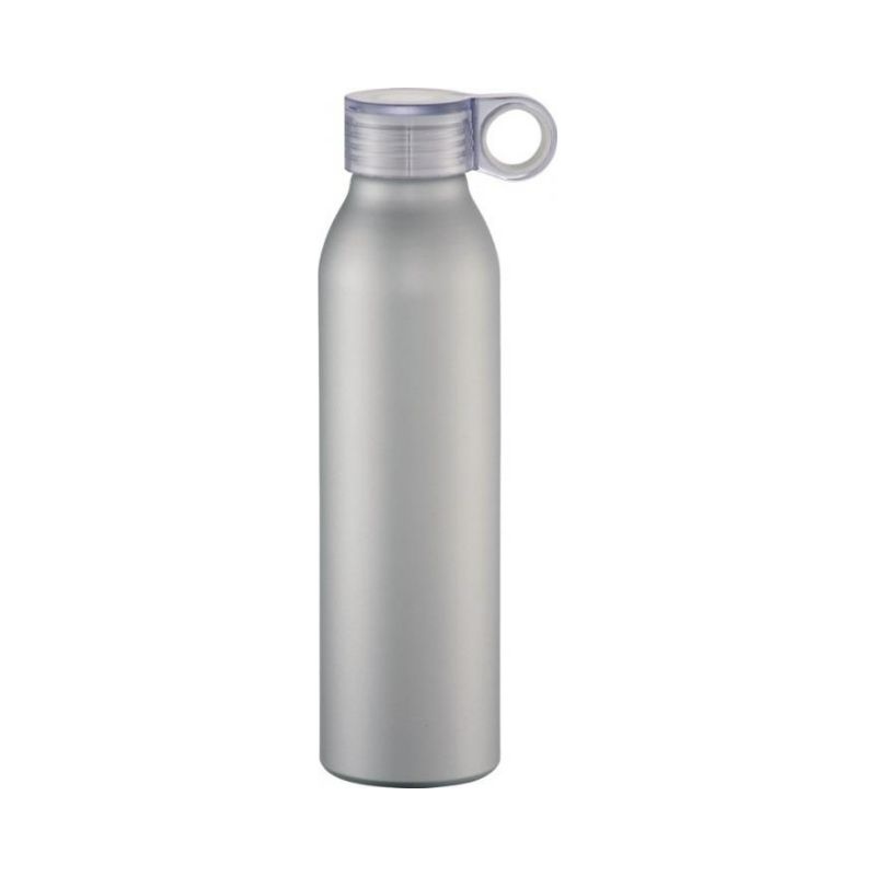Лого трейд бизнес-подарки фото: Спортивная бутылка Grom, серебряный