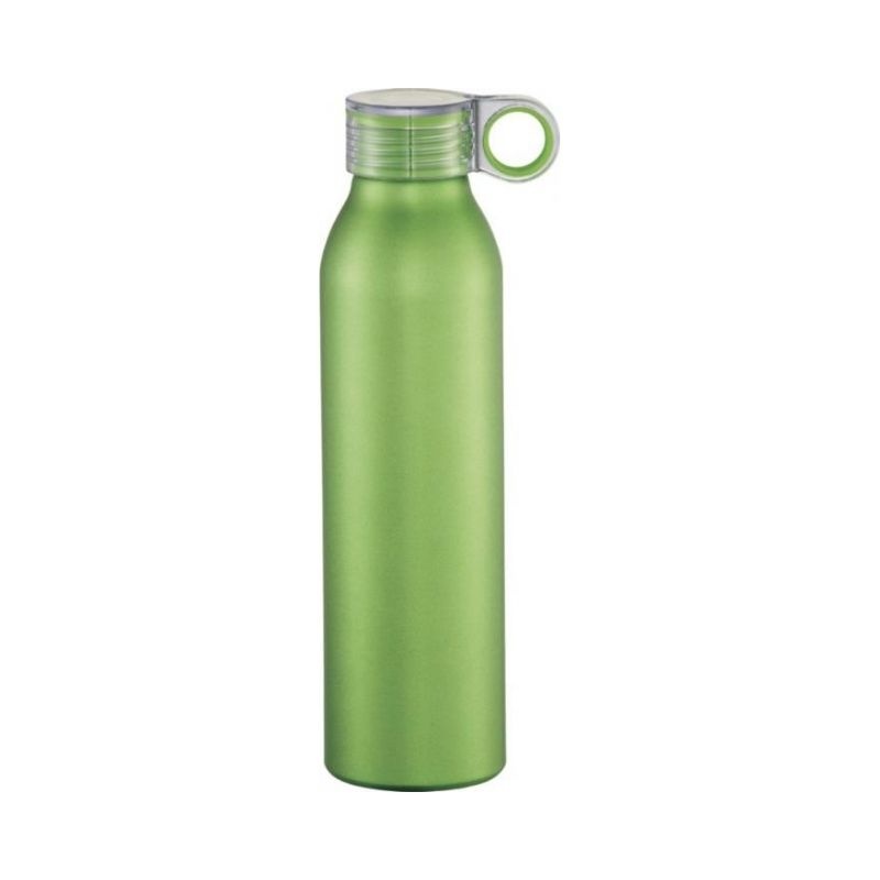 Логотрейд pекламные подарки картинка: Спортивная бутылка Grom, зеленый