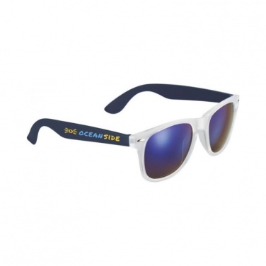 Лого трейд pекламные cувениры фото: Солнцезащитные очки Sun Ray Mirror, тёмно-синий