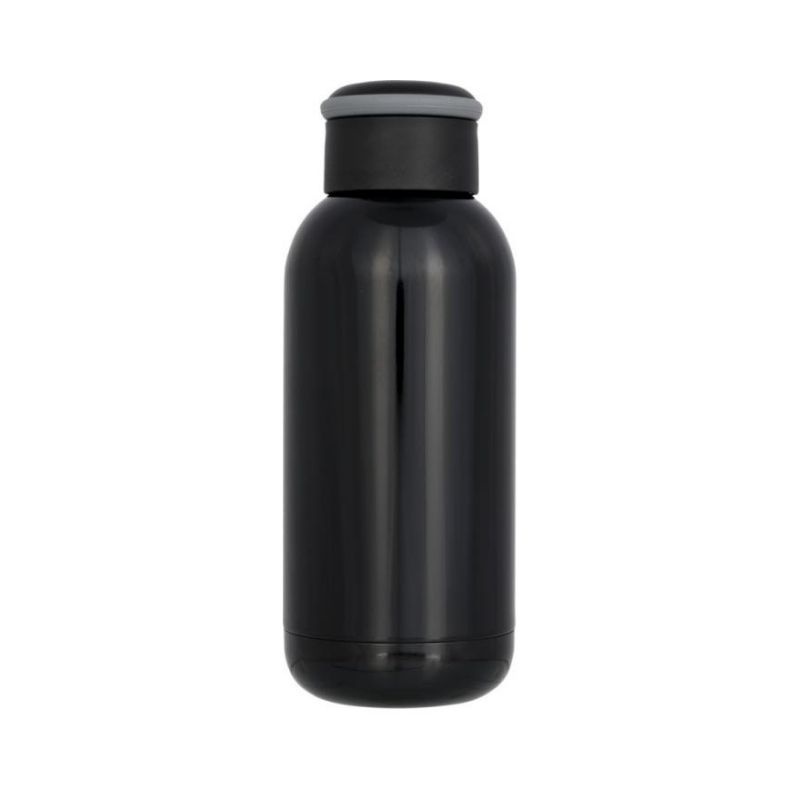 Логотрейд pекламные подарки картинка: Copa мини-медная вакуумная изолированная бутылка, чёрная