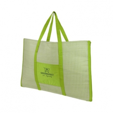 Логотрейд бизнес-подарки картинка: Пляжная складная сумка-тоут и коврик Bonbini, лайм