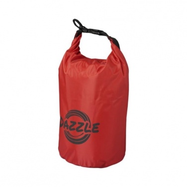 Логотрейд pекламные cувениры картинка: Походный 10-литровый водонепроницаемый мешок, красный