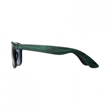 Логотрейд pекламные cувениры картинка: Солнечные очки Sun Ray с цветным покрытием, зеленый