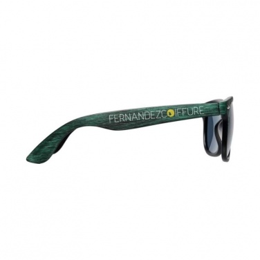 Логотрейд бизнес-подарки картинка: Солнечные очки Sun Ray с цветным покрытием, зеленый