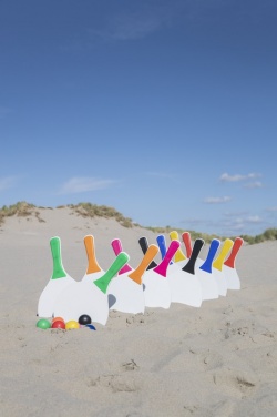 Лого трейд бизнес-подарки фото: Набор для пляжных игр Bounce, ярко-синий