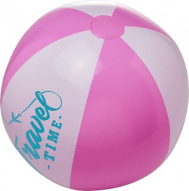Логотрейд pекламные cувениры картинка: Непрозрачный пляжный мяч Bora, pозовый