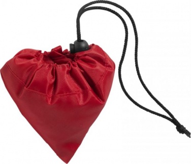 Логотрейд pекламные продукты картинка: Складная сумка для покупок Bungalow, красный