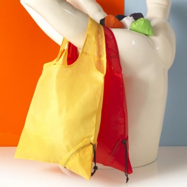 Логотрейд pекламные продукты картинка: Складная сумка для покупок Bungalow, красный