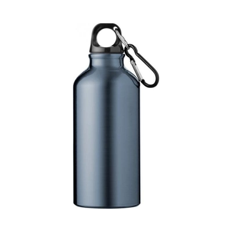 Лого трейд pекламные подарки фото: #2 Бутылка для питья с карабином, темно-серый