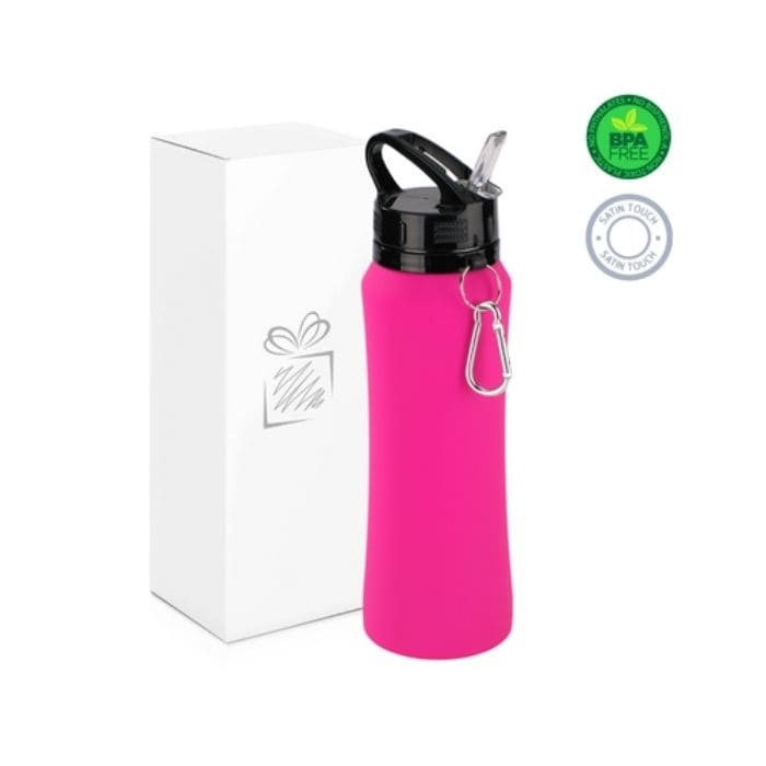 Логотрейд pекламные подарки картинка: Бутылка для воды Colorissimo, 700 мл, розовый