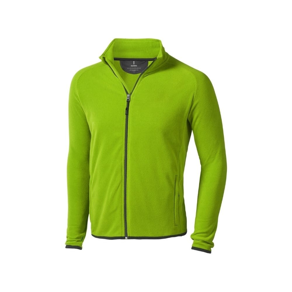 Лого трейд pекламные подарки фото: Микрофлисовая куртка Brossard с молнией на всю длину, светло-зеленый
