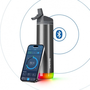 Лого трейд pекламные продукты фото: HidrateSpark® PRO 600 мл умная водяная бутылка из нержавеющей стали.