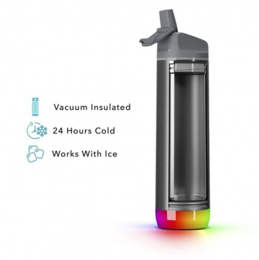 Лого трейд pекламные продукты фото: HidrateSpark® PRO 600 мл умная водяная бутылка из нержавеющей стали.