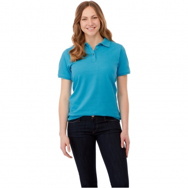 Логотрейд pекламные cувениры картинка: Beryl short sleeve women's organic recycled polo