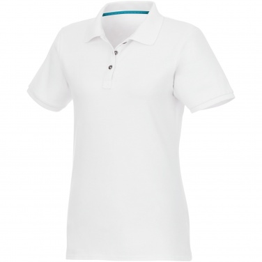 Логотрейд pекламные подарки картинка: Beryl short sleeve women's organic recycled polo