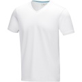 Kawartha short sleeve men's organic V-neck t-shirt, Белый