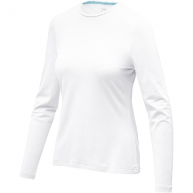 Логотрейд pекламные подарки картинка: Ponoka long sleeve women's organic t-shirt