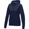 Ruby women’s organic recycled full zip hoodie, Военно-морской