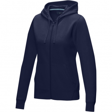 Логотрейд pекламные cувениры картинка: Ruby women’s organic recycled full zip hoodie