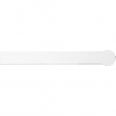 Логотрейд бизнес-подарки картинка: Линейка из переработанной пластмассы Tait длиной 30 см в формекруга