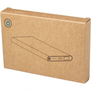 Логотрейд pекламные подарки картинка: Pep портативное зарядное устройство с соединением Type-C из переработанного алюминия, емкостью 4000 мА·ч 