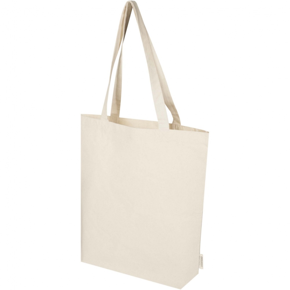 Логотрейд pекламные продукты картинка: Orissa 180 g/m² organic wide bottom tote bag 11L