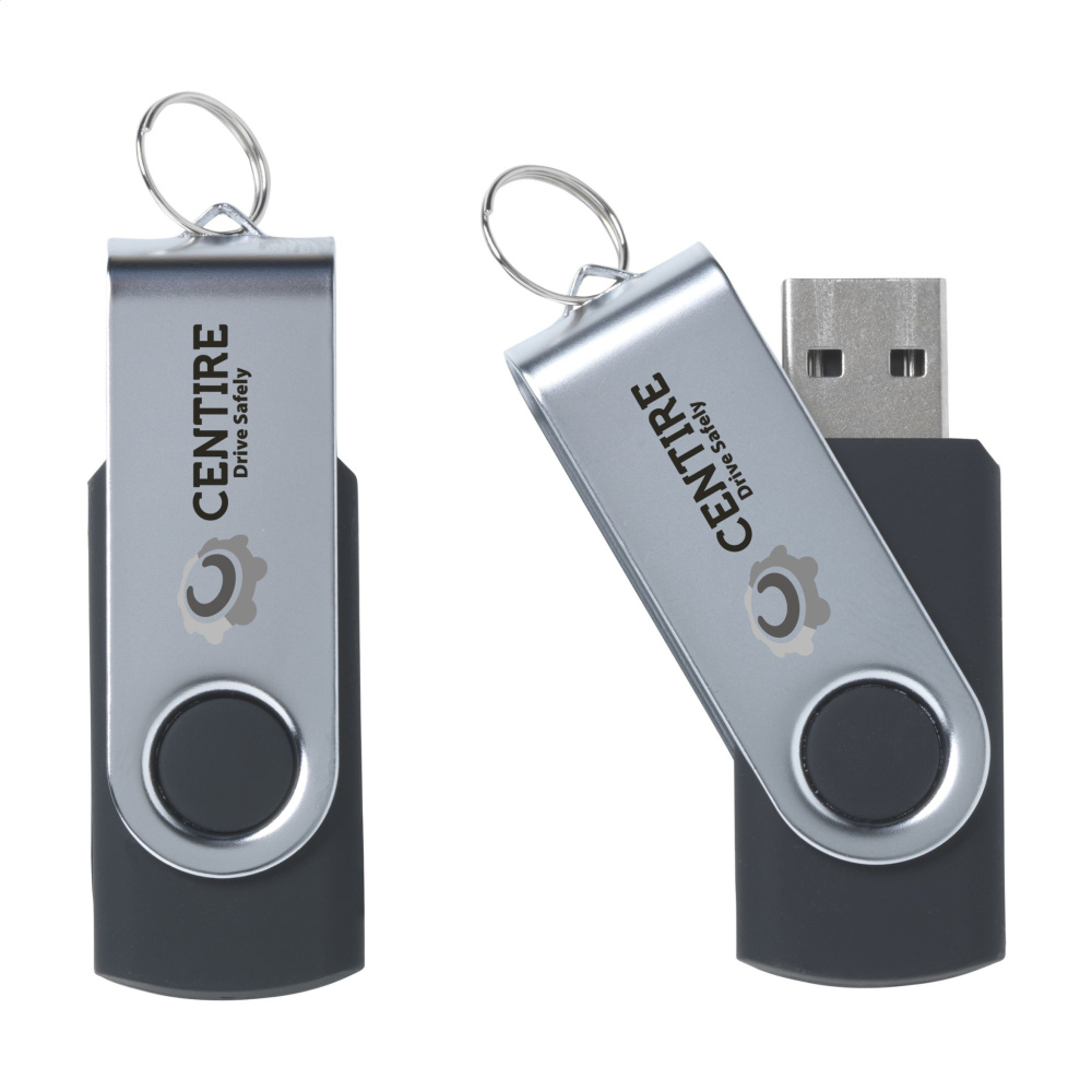 Лого трейд pекламные подарки фото: USB Twist из наличия 4 ГБ