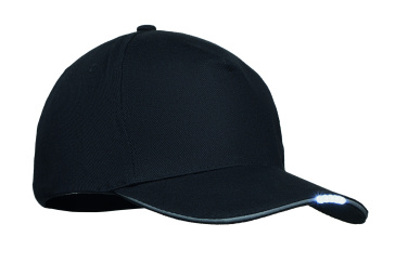 Лого трейд бизнес-подарки фото: 5 panel LED cotton cap 220gr/m²