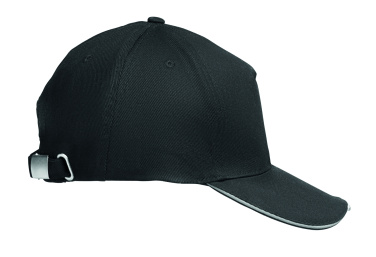 Логотрейд pекламные cувениры картинка: 5 panel LED cotton cap 220gr/m²