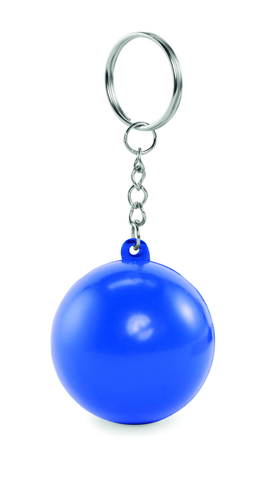 Логотрейд pекламные cувениры картинка: PU ball shape key ring