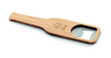 Лого трейд pекламные cувениры фото: Bamboo bottle opener