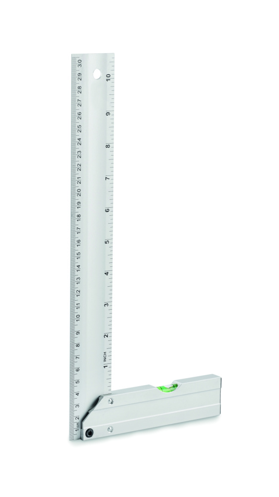 Логотрейд pекламные продукты картинка: Aluminium level ruler 30 cm