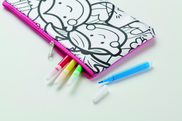 Лого трейд pекламные продукты фото: Pencil case with markers