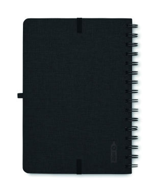 Лого трейд pекламные подарки фото: A5 notebook with phone holder