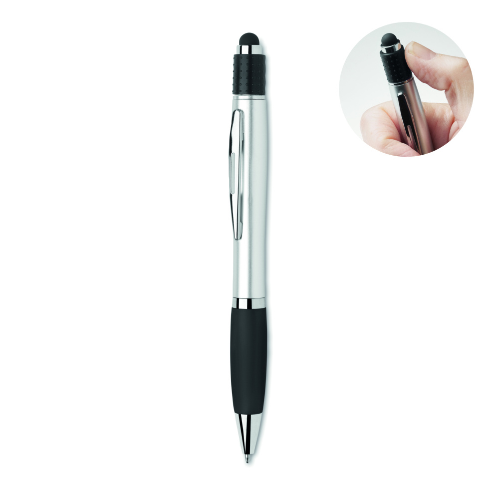 Логотрейд pекламные cувениры картинка: Stylus spinner pen