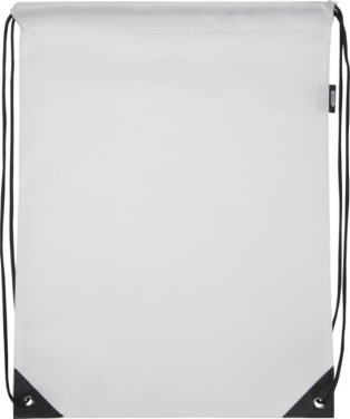 Лого трейд pекламные подарки фото: Evergreen нетканая сумка со шнурком объемом 5 л из переработанных материалов по стандарту GRS