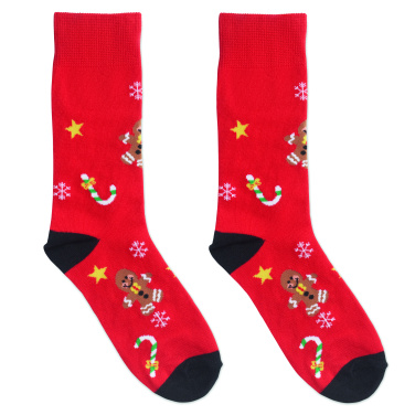 Лого трейд pекламные подарки фото: Pair of Christmas socks L