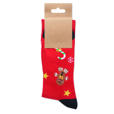 Логотрейд pекламные подарки картинка: Pair of Christmas socks L