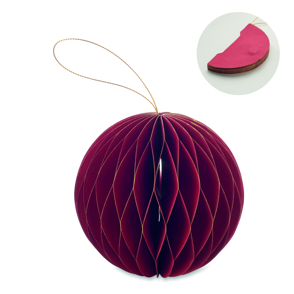 Логотрейд pекламные cувениры картинка: Foldable  XMAS bauble hanger