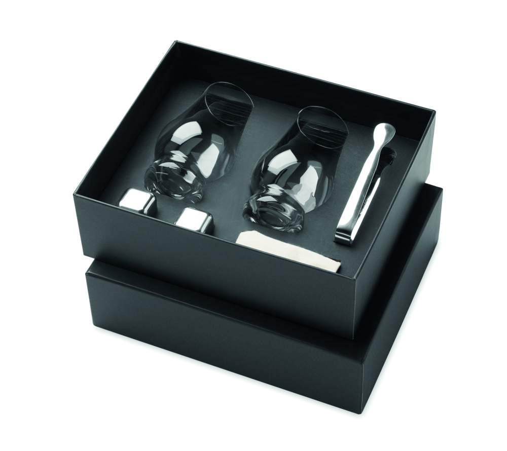 Логотрейд pекламные подарки картинка: Set of whisky tasting glasses