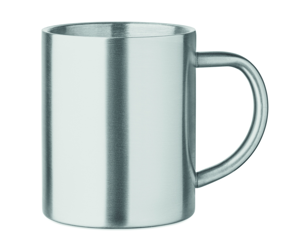 Лого трейд pекламные подарки фото: Recycled stainless steel mug