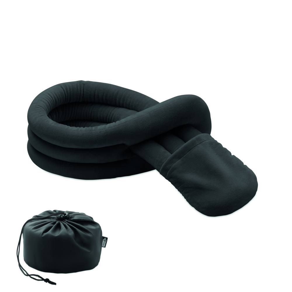 Логотрейд pекламные cувениры картинка: Bendable roll travel pillow