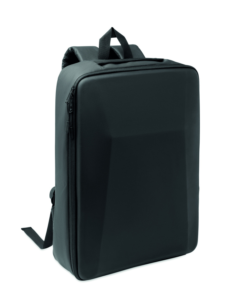 Лого трейд бизнес-подарки фото: 15" hard shell RPET backpack