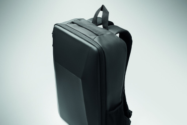 Логотрейд pекламные подарки картинка: 15" hard shell RPET backpack