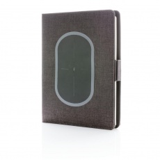 Air omslag för A5 anteckningsbok med trådlös laddning, svart