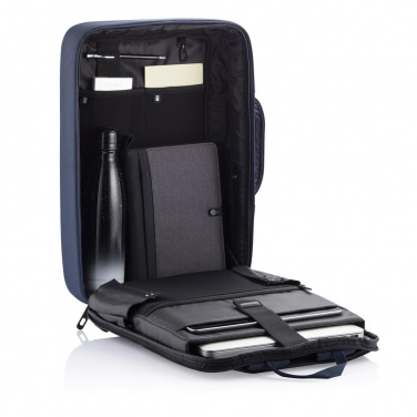 : Bobby Bizz anti-ficktjuv ryggsäck & laptopväska, blå